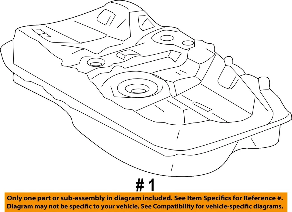 Used Fuel Tank fits: 2002 Toyota Camry Grade A Foto 4 de 4