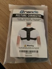 Posture Corrector for Women Men by Branfit Upper Back Brace Adjustable NEW
