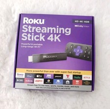 Roku Streaming Stick 4K/HDR/Dolby Vision Streaming Device with Roku Voice Remote