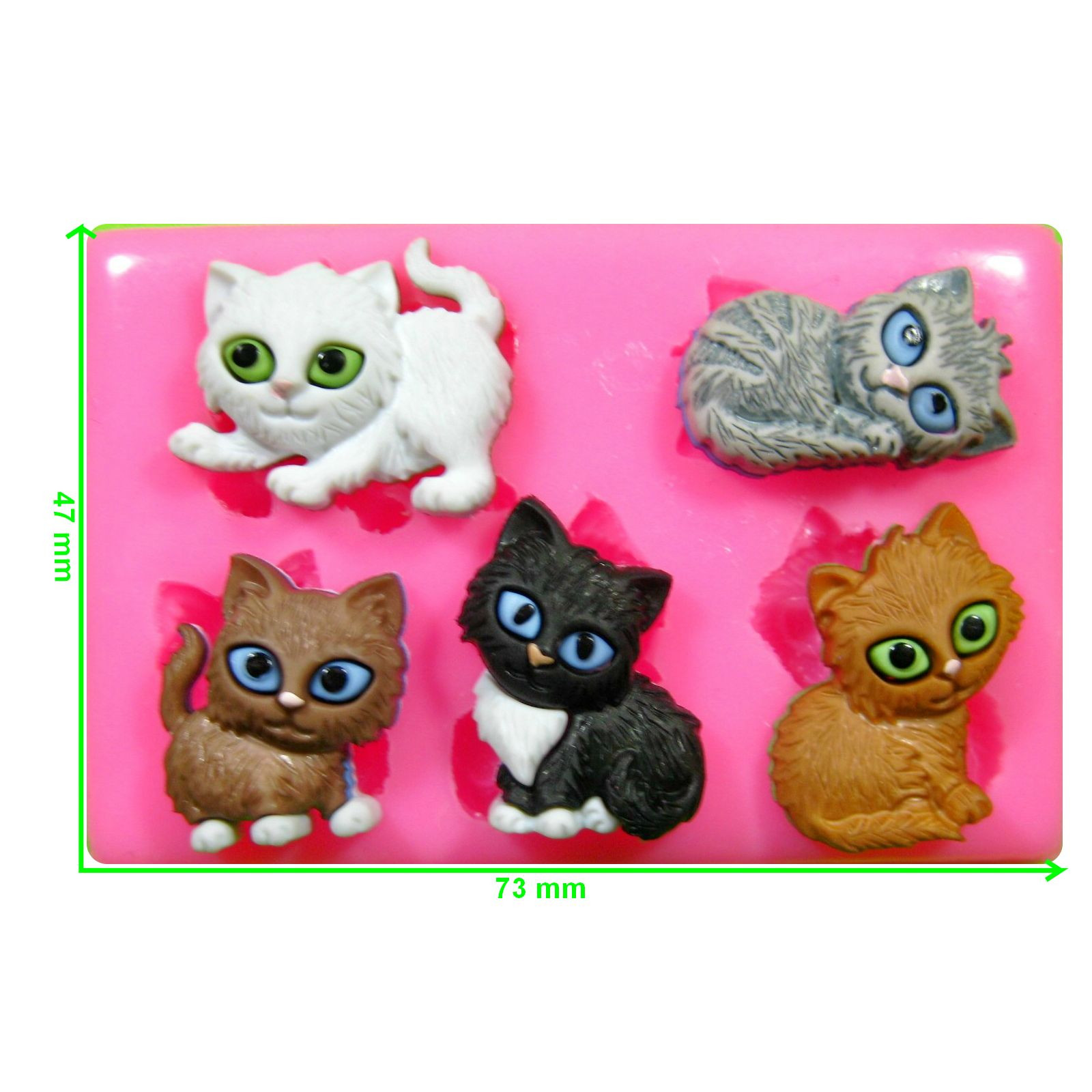 Cuddly Kittens Mould by Fairie Blessings