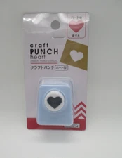 Japanese craft Punch Heart Metal  15mm for paper From JAPAN