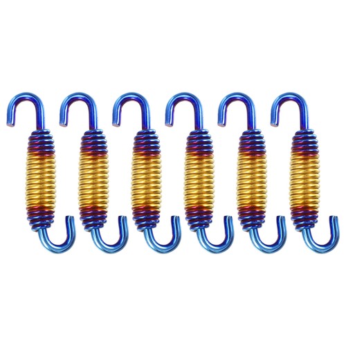 2 Ressorts Universels Pour échappement Moto - 58 Mm - Acier Inoxydable 304 - Pour Motos, Scooters, VTT - 9