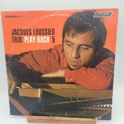 JACQUES LOUSSIER TRIO PLAYS BACH 5 LONDON STEREO RECORD CLASSICAL ALBUM VINYL