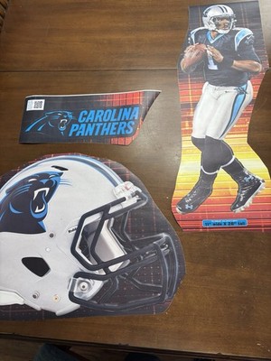 Cam Newton NFL Carolina Panthers 3-pc Fathead Wall Art Never Used Life Size