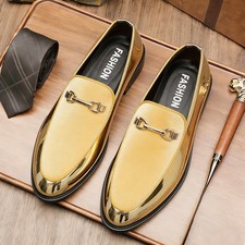 Mens Business Casual Loafers Fashion Luxury Evening Dress Suit Shoes