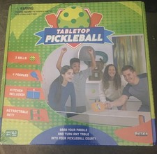 Pickleball Tabletop Game By Buffalo New Sealed Paddles Balls Kitchen Net 8 2-4