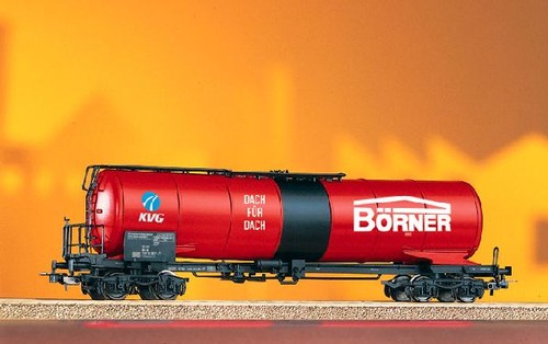 Piko 54190 H0 Kesselwagen KVG "Börner Dach für Dach" 4-achsig Top-Zustand | Condition: Gebraucht