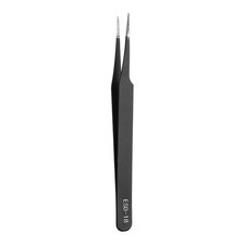 4.84" Long ESD-18 Anti-static Metal Straight Pointed Tip Tweezers