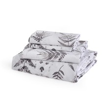 100 Cotton Floral Sheet Set Full, 300 Thread Count Printed Sateen Sheets, So...