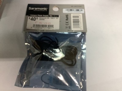 SR-UM10-M1 | Lavalier Mic with Locking 1/8'' Male Transmitters