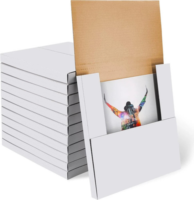 #ad 100 Pack Vinyl Record Mailers 12.5quot; x 12.5quot; x 1quot; White Vinyl Record Shipping Box $57.99
