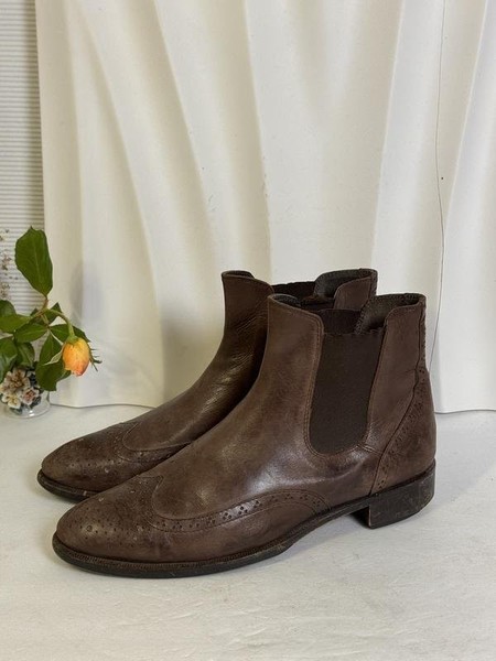 Women Calpierre Boots Brown Leather 38