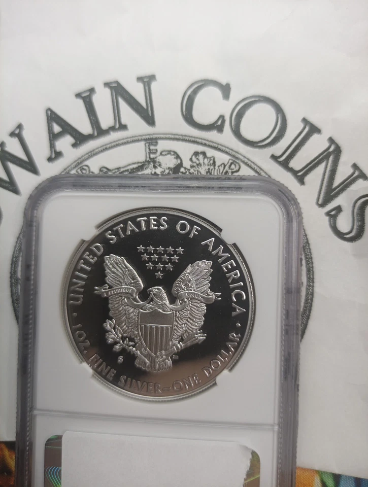 S Proof Silver Eagle 2017 NGC PF70 UCAM JUEGO DE FELICITACIONES E133 Foto 3 de 3