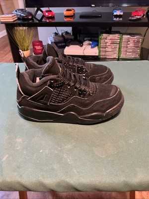 Nike Air Jordan 4 Retro PS Black Cat 2020 BQ7669-010 Size 12C