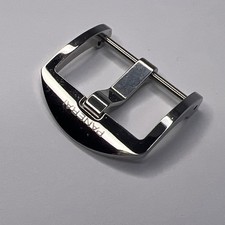 Panerai 22mm Stainless Steel Polished Mirror Finish Tang Buckle Clasp