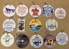 Lot of  14 ABC American Bowling Congress Bag Chain Vintage