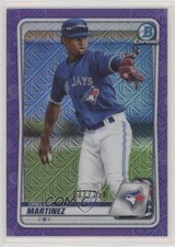 2020 Bowman Chrome Mega Box Purple Mojo Refractor 132/250 Orelvis Martinez 12b5