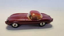 Vintage Corgi Toys Jaguar E Type Red Diecast Model Car 1:43 Removable Top