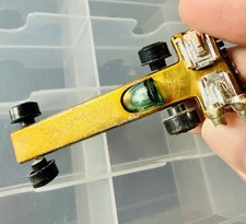 Gold Sling Shot Johnny Lightning Topper 1970 Diecast Made In USA
