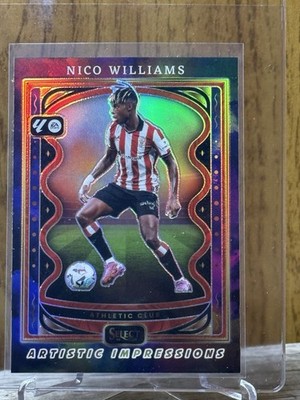 Nico Williams 2025-26 Panini Select La Liga Artistic Impressions 