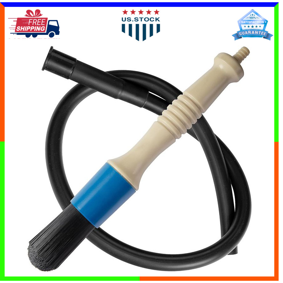 DECOHS Parts Washer Brush w/ 31in Hose Flow Through Cleaning Brush