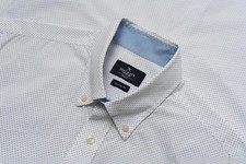 Men Hackett shirt white cotton 36/S/44