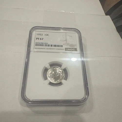 1953 10C NGC Proof PF 67 Roosevelt Dime