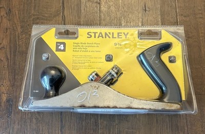 Stanley Bailey Bench Plane 9 3/4 In Cast Iron Precision Ground Adjustable Cutter