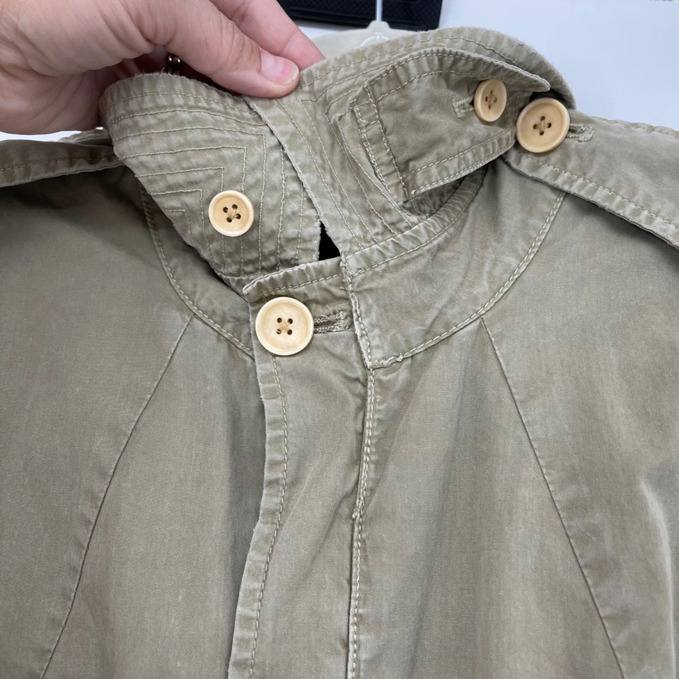 Ralph Lauren RRL Double RL Cotton Utility Jacket Khaki Tan Field Military Men M - Image 3 of 4