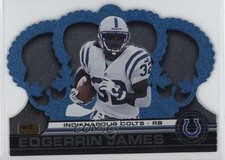 2001 Pacific Crown Royale Platinum Blue 64/75 Edgerrin James #60 HOF 4at