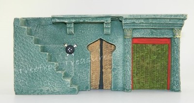 N07 Ground Floor Asian Building Facade - Sheffield Miniatures Building Diorama