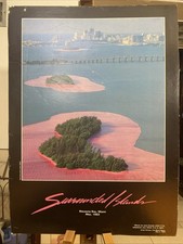 Vintage 1983 Christo Surrounded Islands The Miami News Poster Art Print