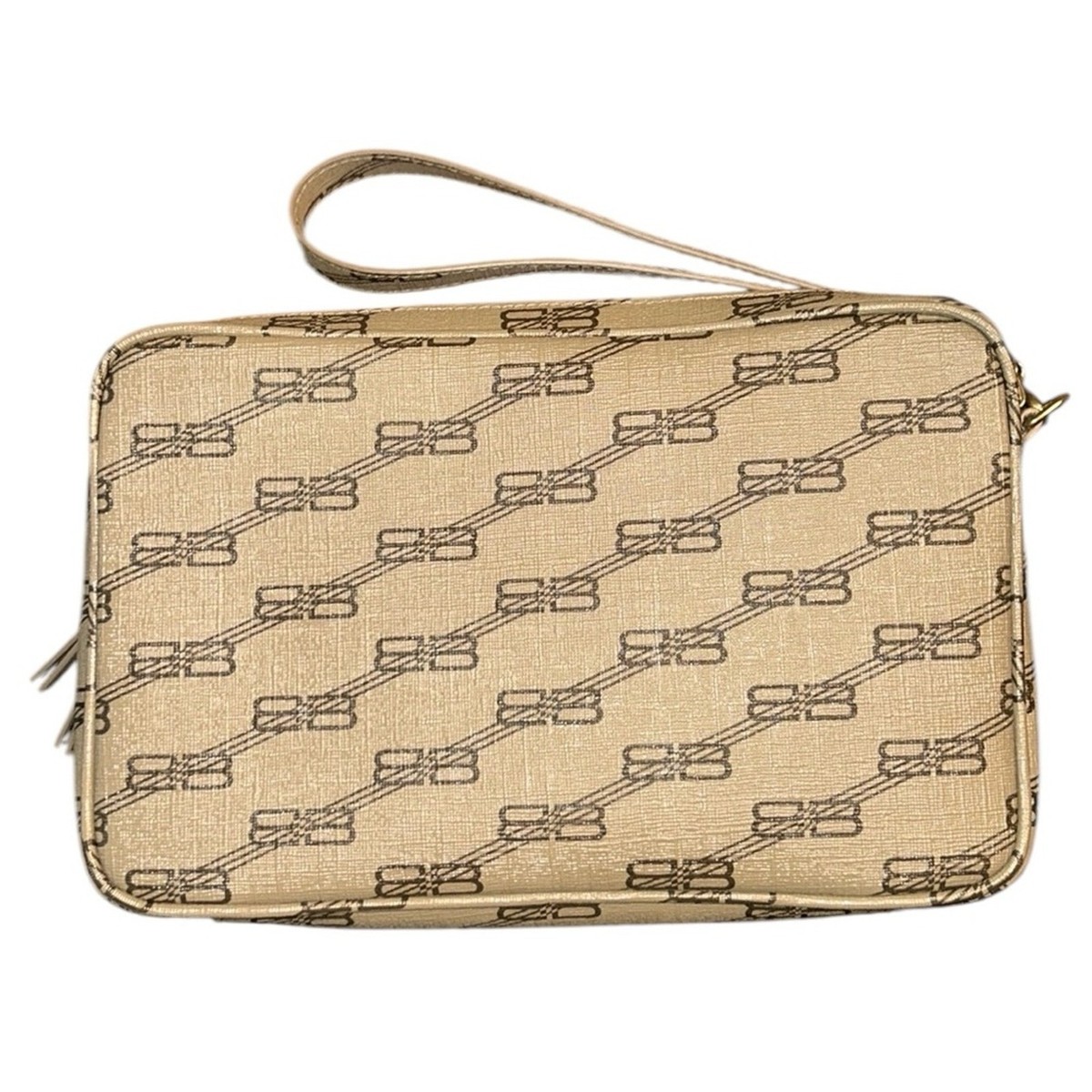 Authentic Balenciaga Signature BB Leather Pouch. | eBay