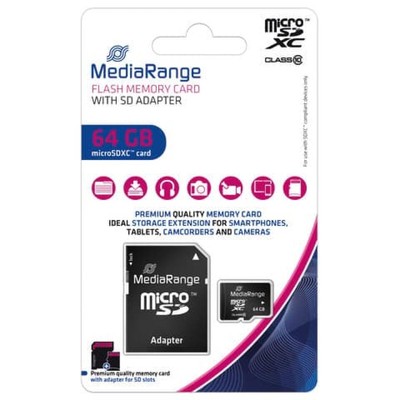 CARD MEDIARANGE MR955 - 64 GB - Schwarz (4260283113477)
