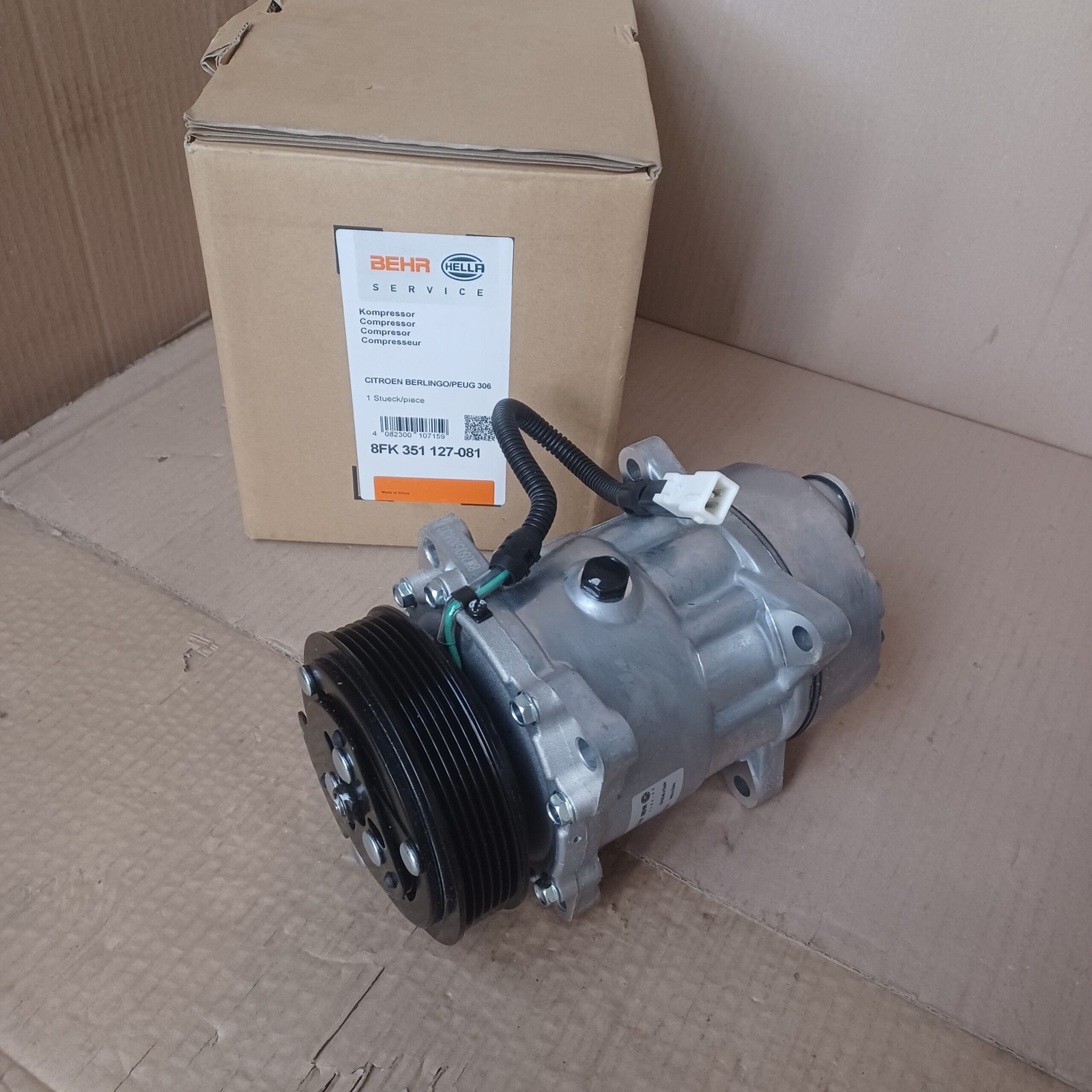 Compresseur de climatisation pour Peugeot 306 2.0 HDI et Citroen Xsara TD