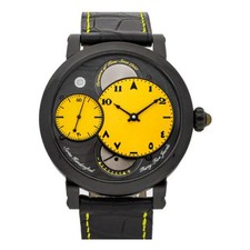 Orologio Uomo Bovet 19 Thirty Dimier Edizione UAE RNTS0017 Quadrante Giallo 42mm
