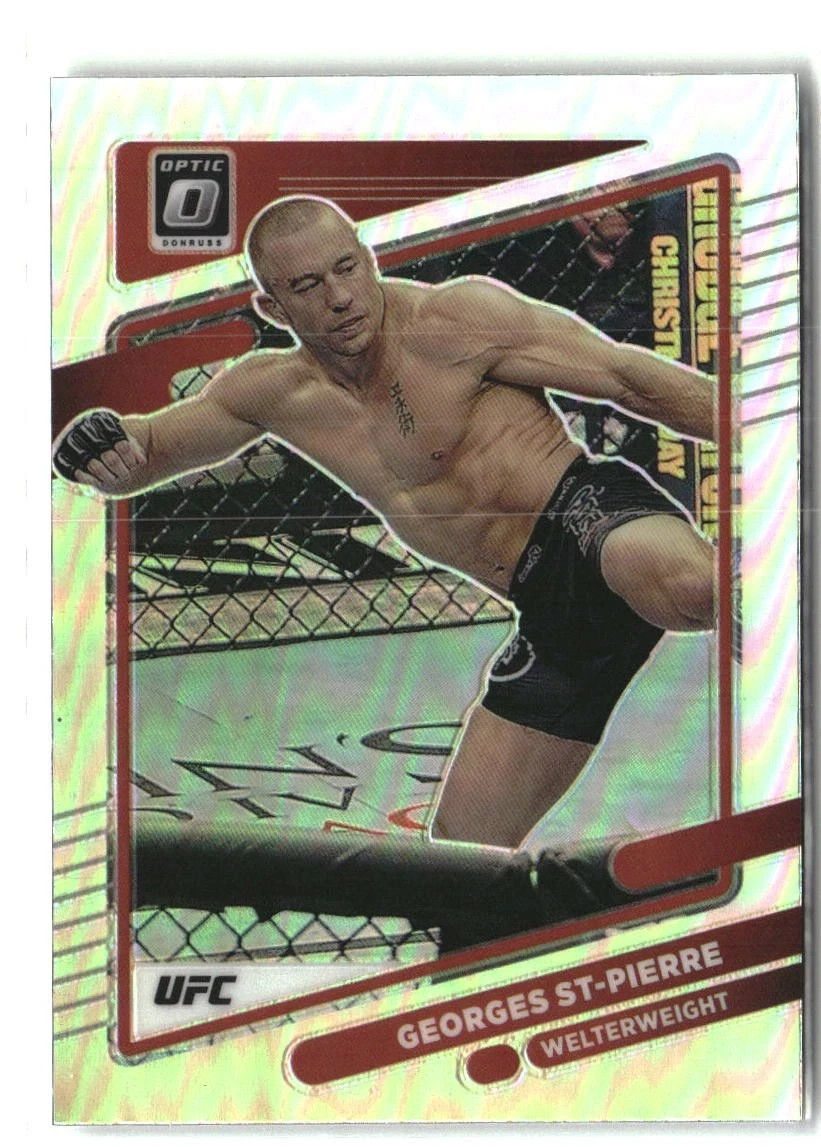 2022 Panini Donruss Optic UFC - Georges St-Pierre #57 Holo Prizm
