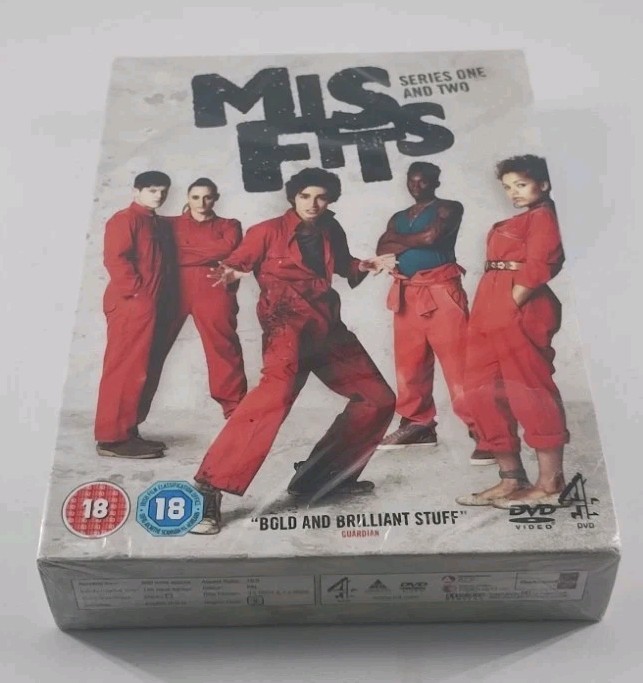 Misfits Seasons 1 & 2 Complete DVD Box Set TV Series New Sealed