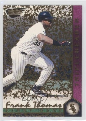 1999 Pacific Revolution Tripleheaders Frank Thomas #5 HOF 0a4r