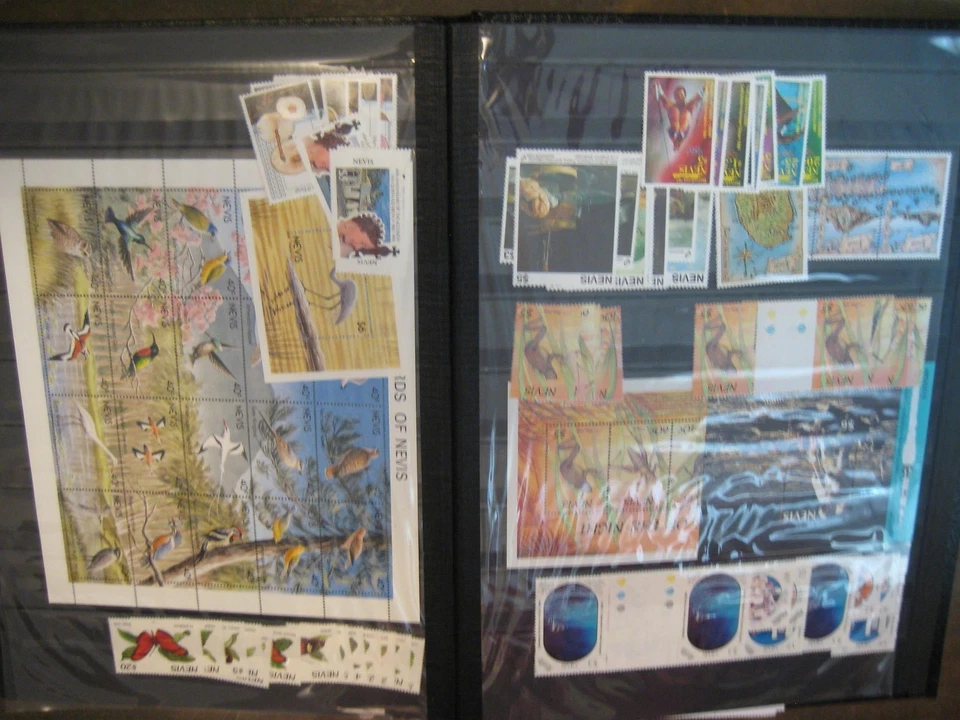 Nevis Mint Stock Cat $900 - WDWPhilatelic (D8X) 7/25 Foto 3 de 4