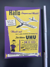 Graupner DER KLEINE UHU Wettbewerb 1961