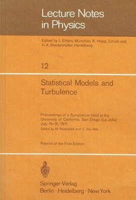 M. ROSENBLATT - Statistical Models and Turbulence. Proceedings of a Symposium he
