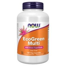 EcoGreen Multi Vitamin 180 Veg Caps by Now Foods
