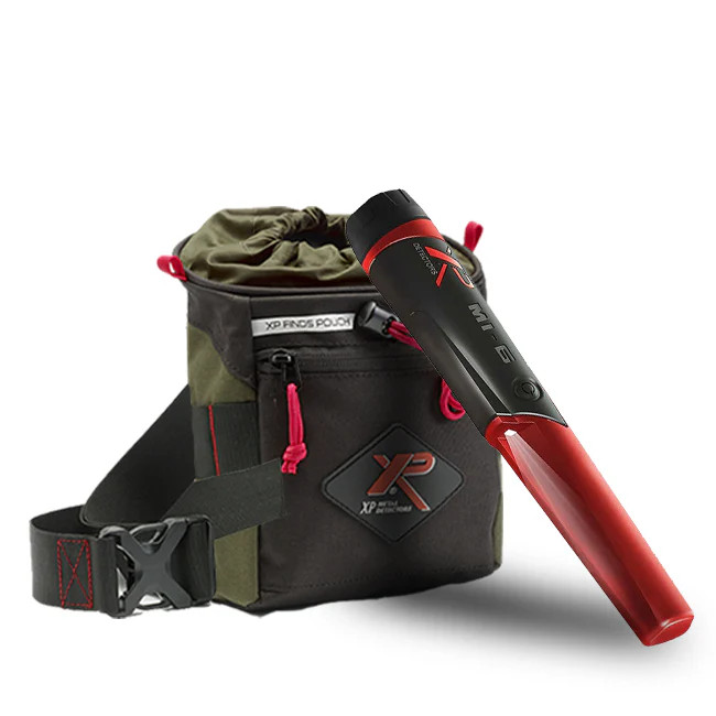 Pinpointer XP MI-6 avec sacoche de transport étanche pour détection