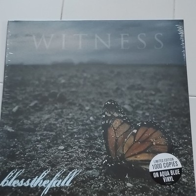 blessthefall Witness Limited Edition Aqua Blue Colored Vinyl Fearless Records