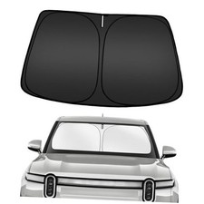 Windshield Sun Shade for Rivian R1T 2022-2025 2026, for Rivian R1T 2022-2026