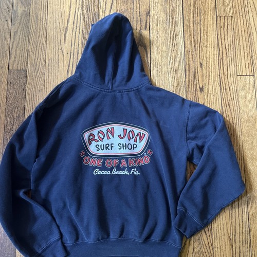 Ron Jon Surf Shop Hoodie Youth XL Navy Pullover Sweatshirt Cocoa Beach - Picture 9 of 10