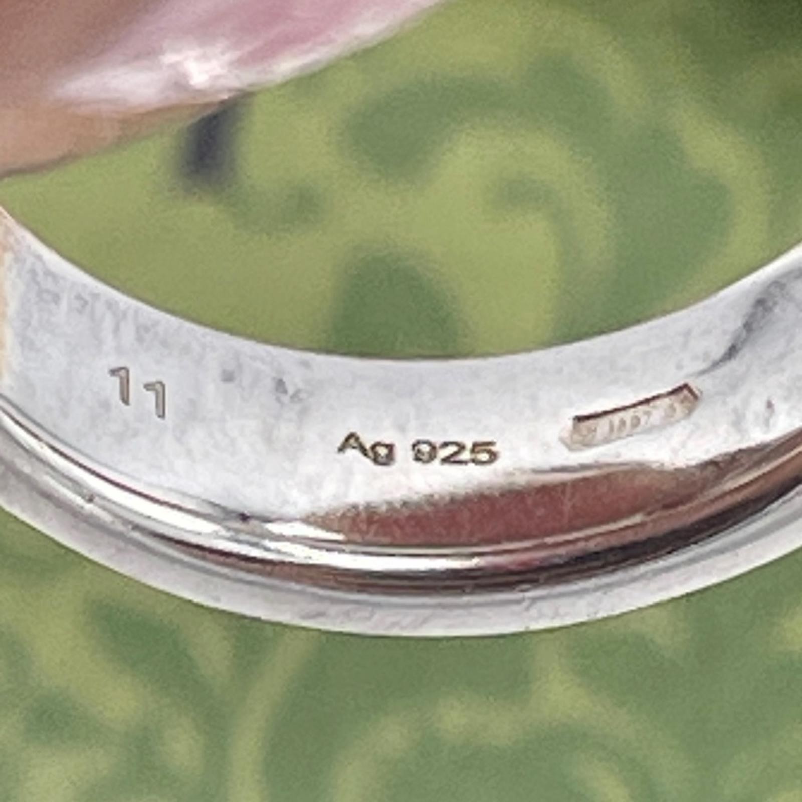 Authentic Gucci Interlocking G Ring Sterling Silv… - image 4
