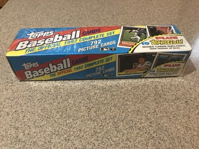 Topps 1992 Baseball Cards - Full Set - Unopened