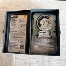Tork 1109A-0 24 Hour Time Switch 120-277V 40A Metal Case Missing Dial Pins READ